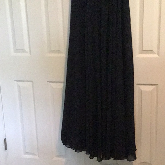 Midnight blue evening gown - Picture 2 of 4